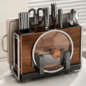 Kitchen Knife Rack Multi-functional Storage Shelf Holder