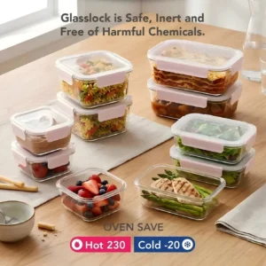 (Oven Safe) Airtight Food Container Rectangle&Square Smart Pure