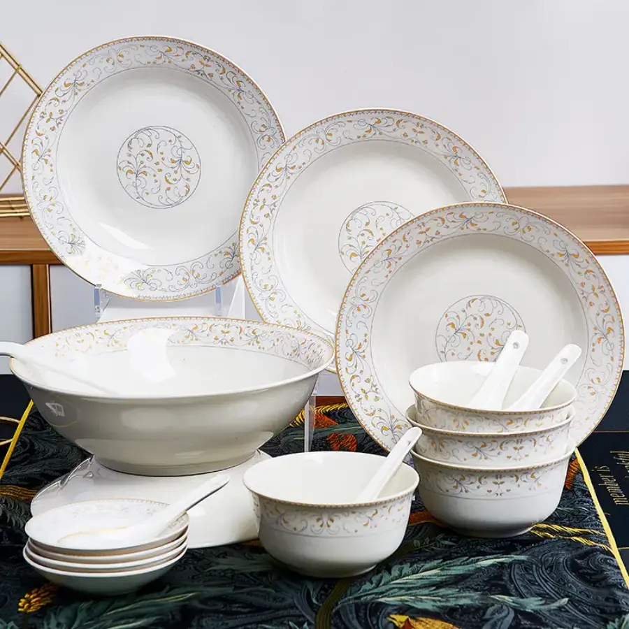 Vieni Joli Ceramic Dinnerware Set (18 Pcs)
