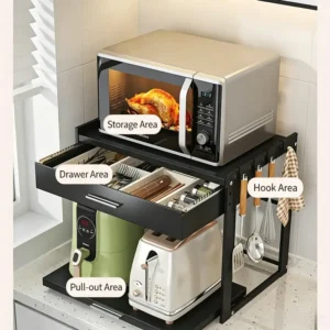 Drawer Type Kitchen Storage Rack Pull Out Shelf